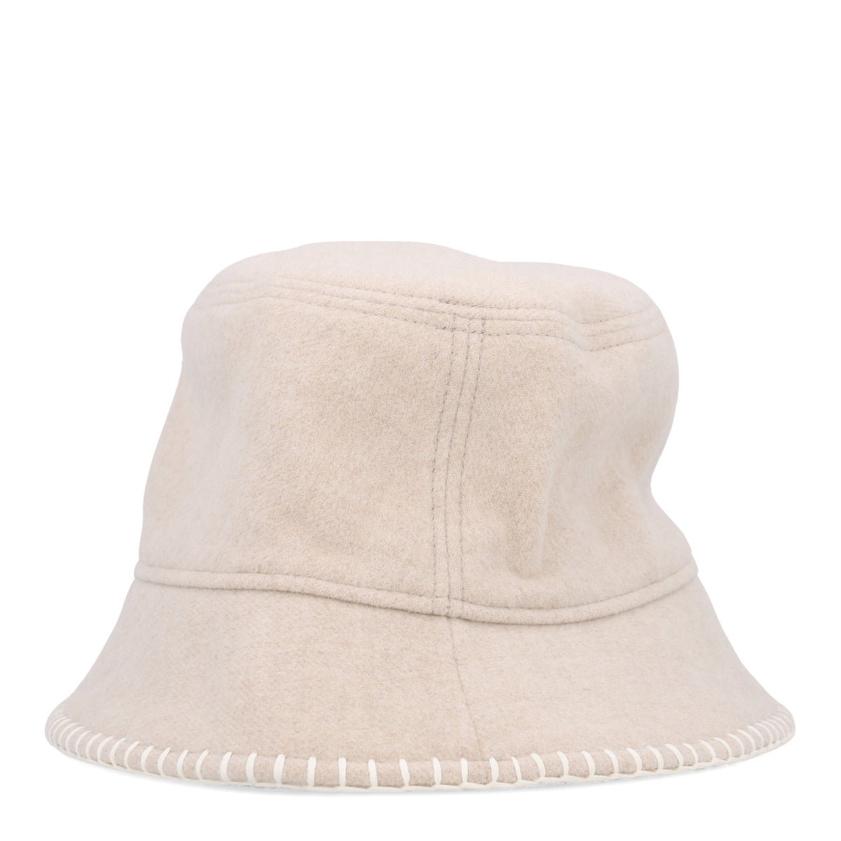 Hermes Wool Cashmere Harper H Point Avalon Bucket Hat 59 Corde Ecru 8 of 10