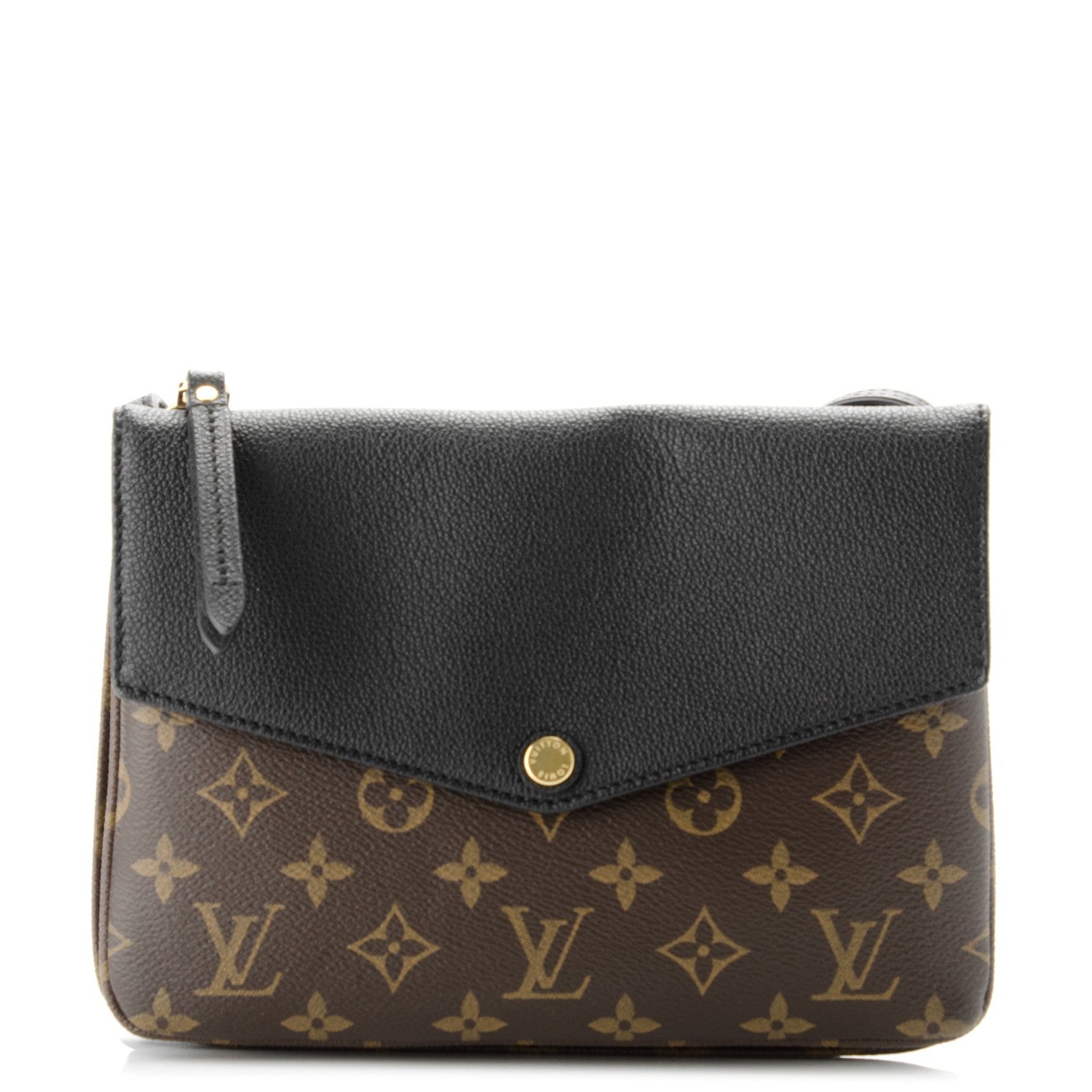 Louis Vuitton Monogram Twice Pochette Black 1 of 8