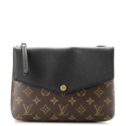 Louis Vuitton Monogram Twice Pochette Black 1 of 8