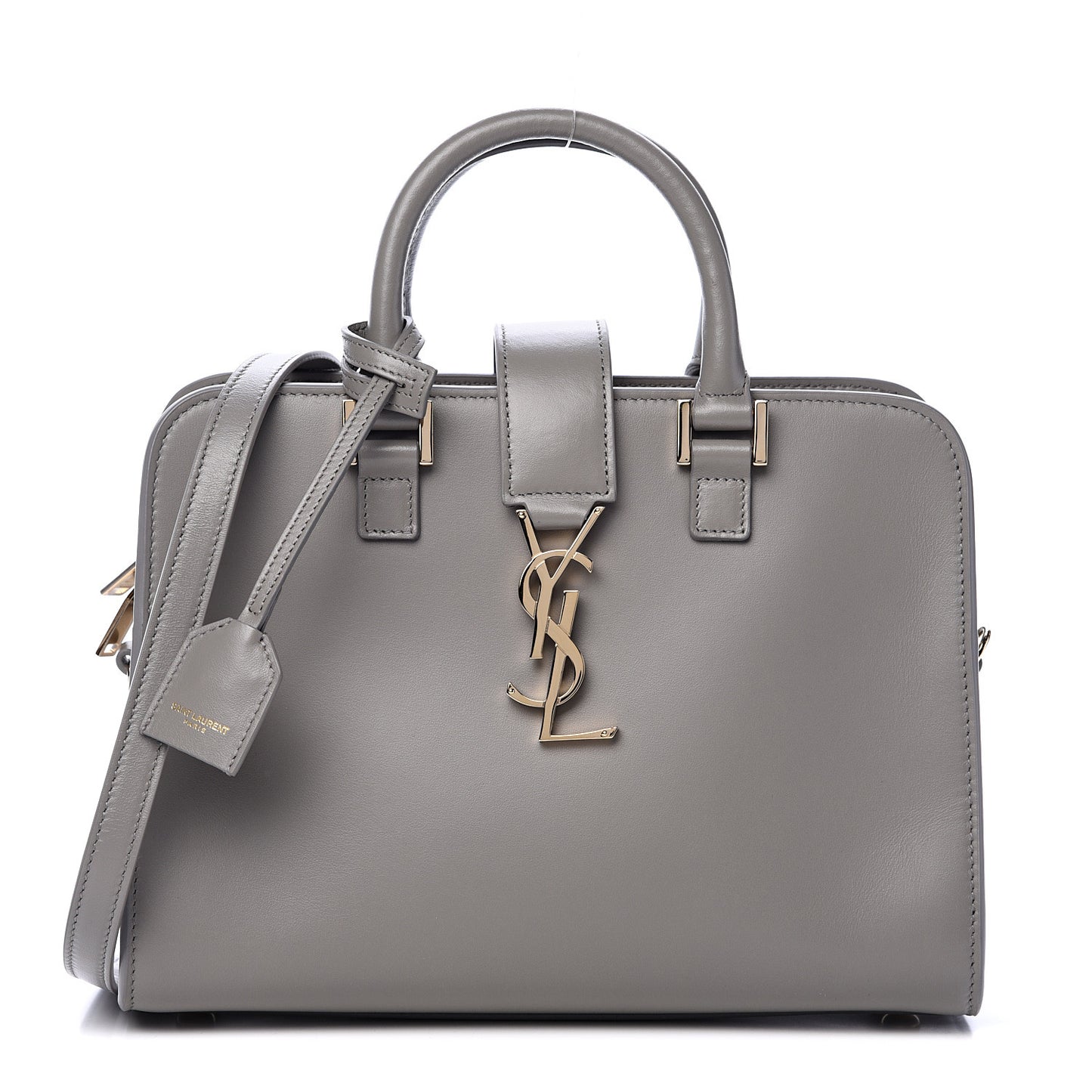 Calfskin Monogram Baby Cabas Fog
