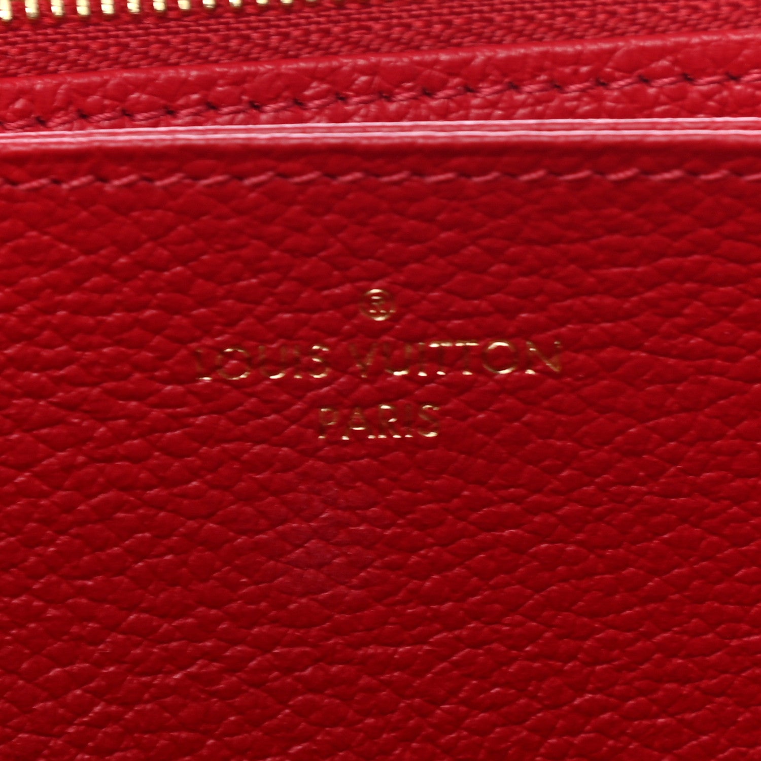 Louis Vuitton Empreinte Zippy Wallet Scarlet 6 of 7