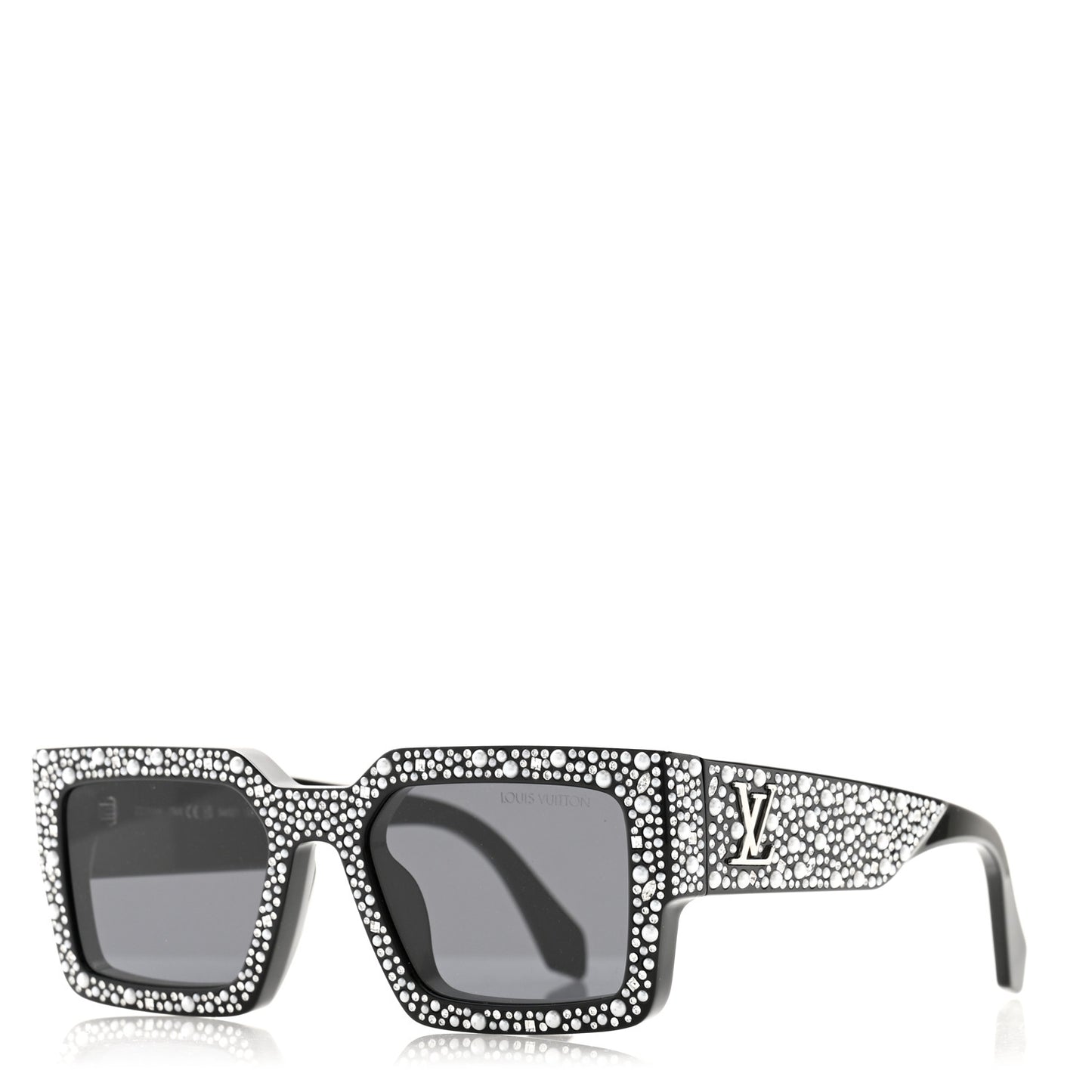 Acetate LV Clash Pearls & Strass Sunglasses Z2396W Black