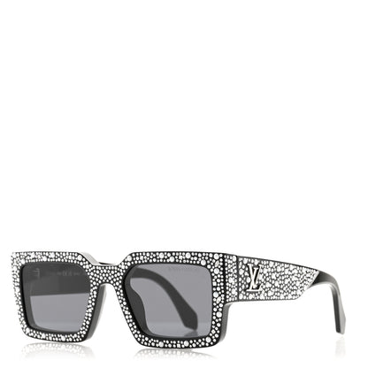 Louis Vuitton Acetate LV Clash Pearls & Strass Sunglasses Z2396W Black 1 of 8