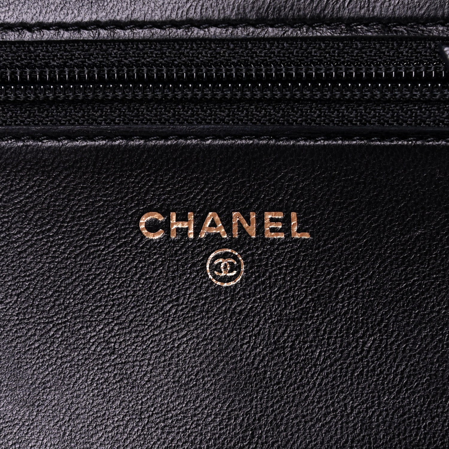 Chanel Lambskin Quilted Boy Wallet On Chain WOC Black 5 of 9