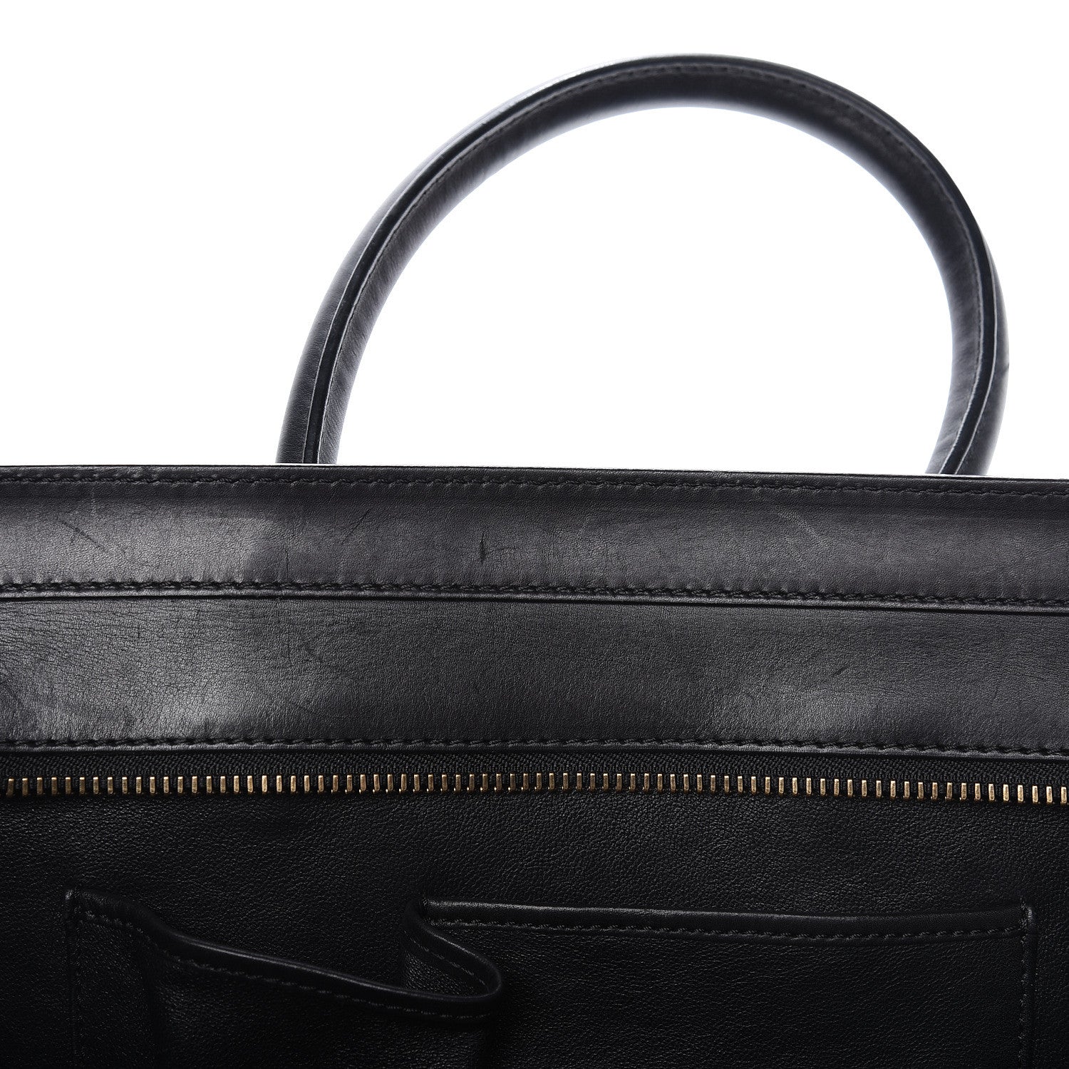 Celine Nubuck Smooth Calfskin Mini Tri-Color Luggage Olive 20 of 23