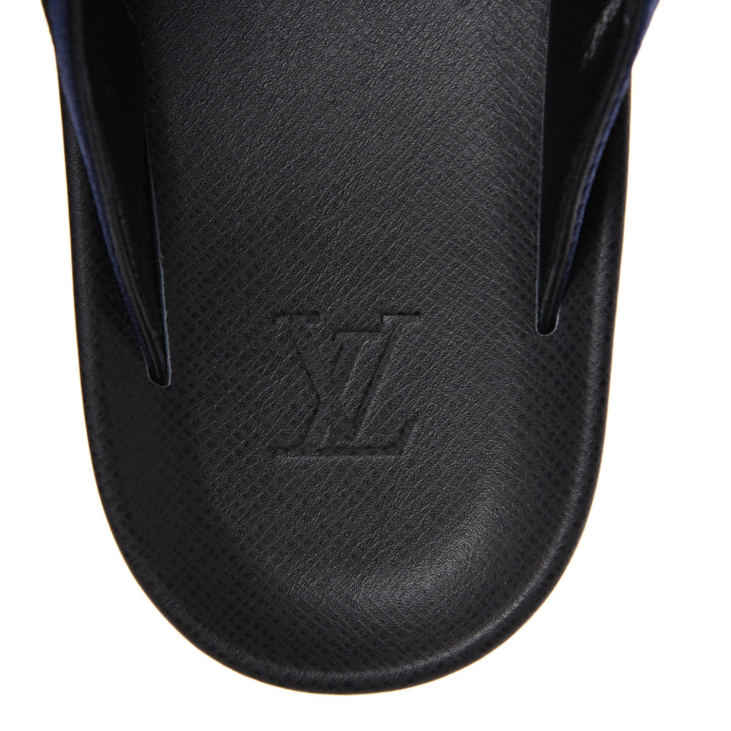 Louis Vuitton Mens Canvas Sandals 9.5 Black 8 of 10