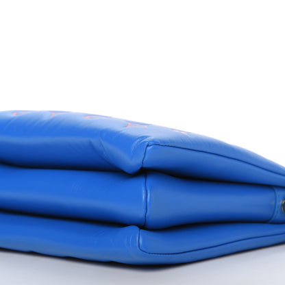 Louis Vuitton Lambskin Embossed Monogram Vuittamins Coussin PM Blue Red 7 of 10