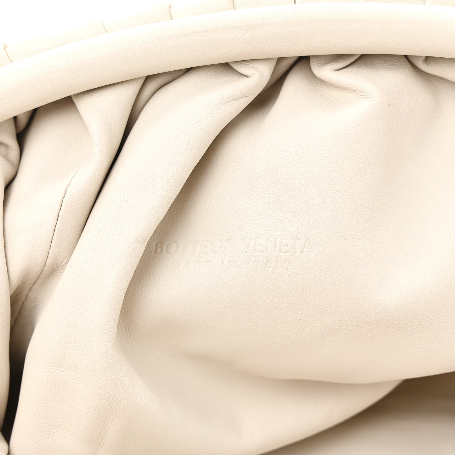 Bottega Veneta Smooth Butter Calf The Pouch Oversized Clutch Plaster 6 of 13