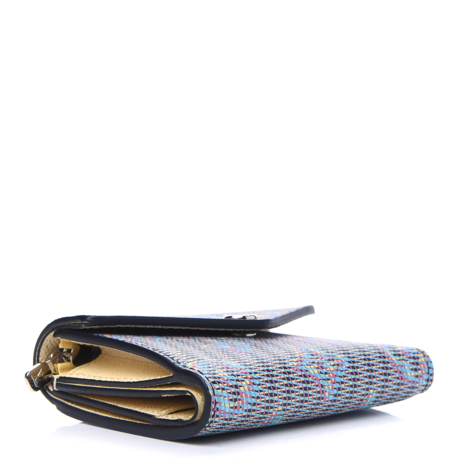 Louis Vuitton Monogram LV Pop Zoe Wallet Blue 3 of 4