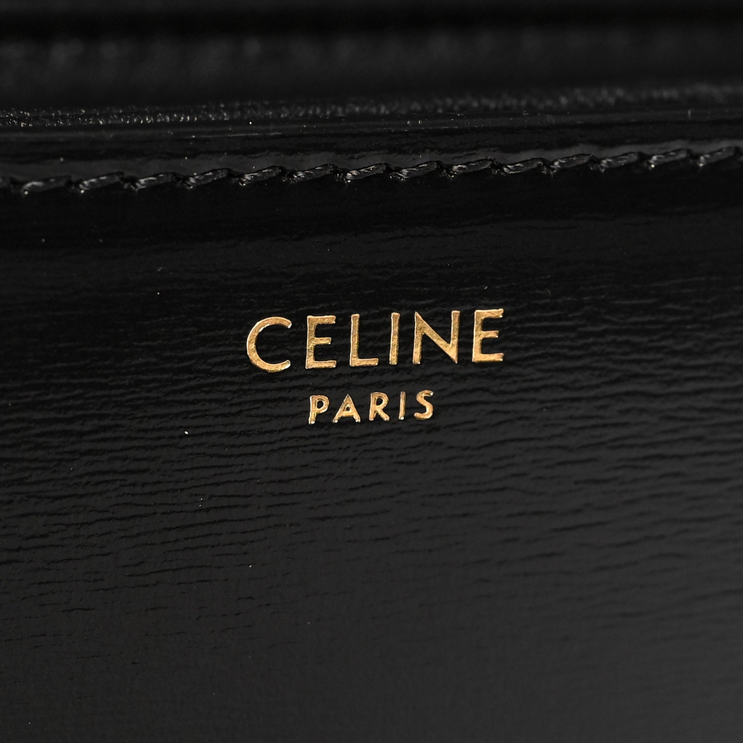 Shiny Calfskin Teen Triomphe Black