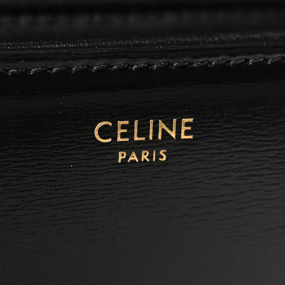 Celine Shiny Calfskin Teen Triomphe Black 6 of 11