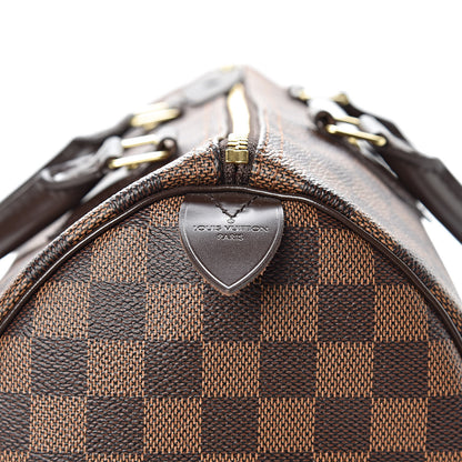 Louis Vuitton Damier Ebene Speedy 30 6 of 10