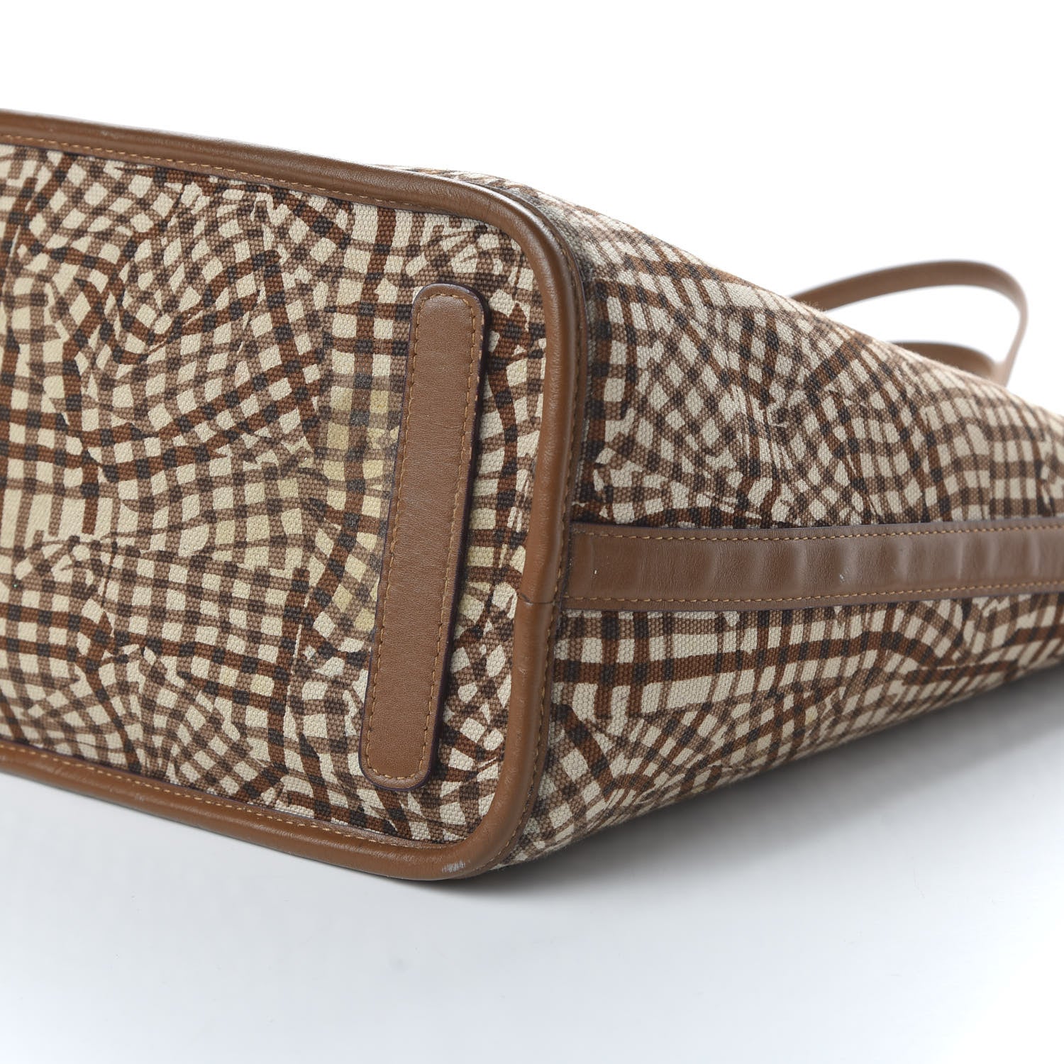MCM Visetos Medium Liz Reversible Shopper Tote Cognac 14 of 15