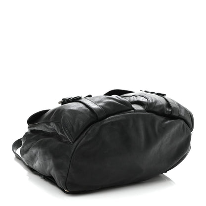 Prada Calfskin Backpack Black 4 of 14