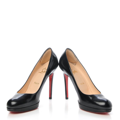 Christian Louboutin Jazz Calf New Simple 120 Pumps 37 Black 6 of 15