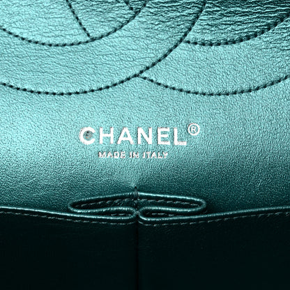 Chanel Metallic Calfskin Quilted 2.55 Reissue Flap 227 Turquoise 6 of 13