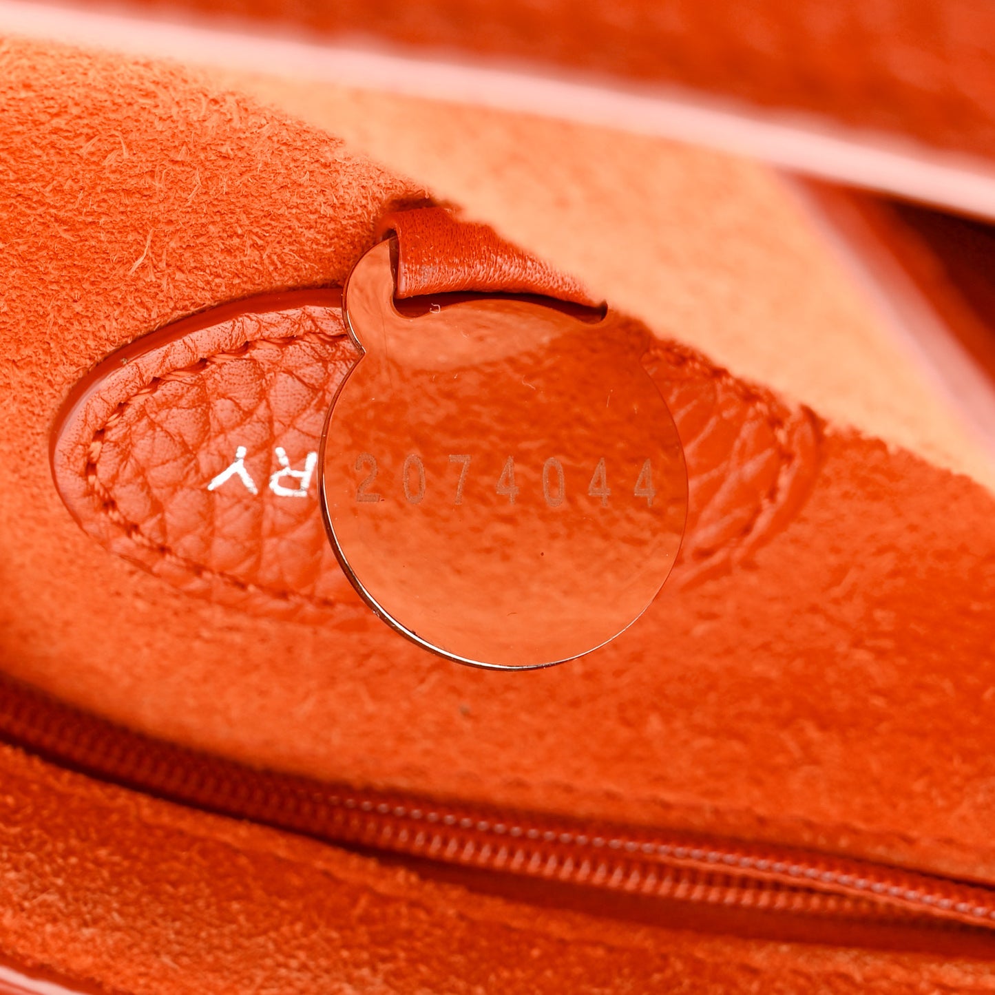 Classic Grain Small Bayswater Satchel Mandarin