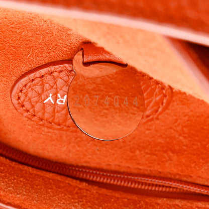 Mulberry Classic Grain Small Bayswater Satchel Mandarin 6 of 11