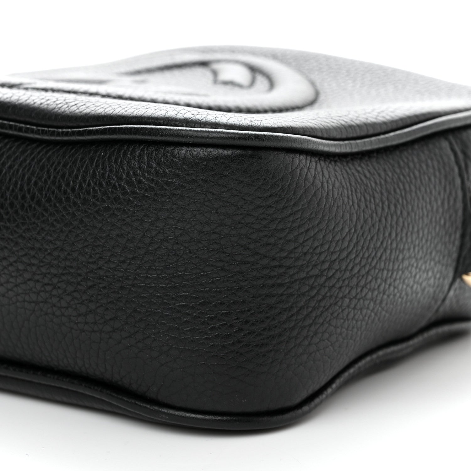 Gucci Pebbled Calfskin Small Soho Disco Bag Black 10 of 12