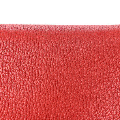 Chloe Grained Lambskin Drew Shoulder Bag Plaid Red 9 of 10