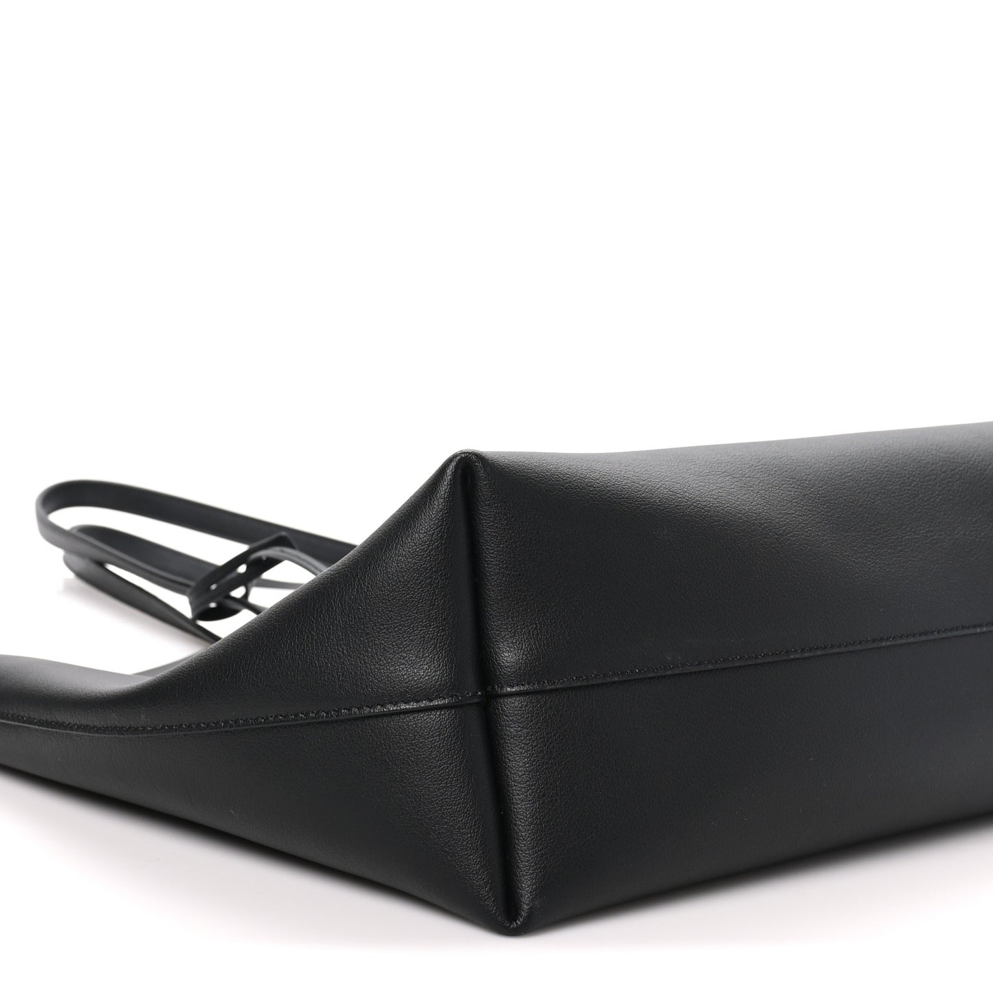 Calfskin Large Shopping Tote Black
