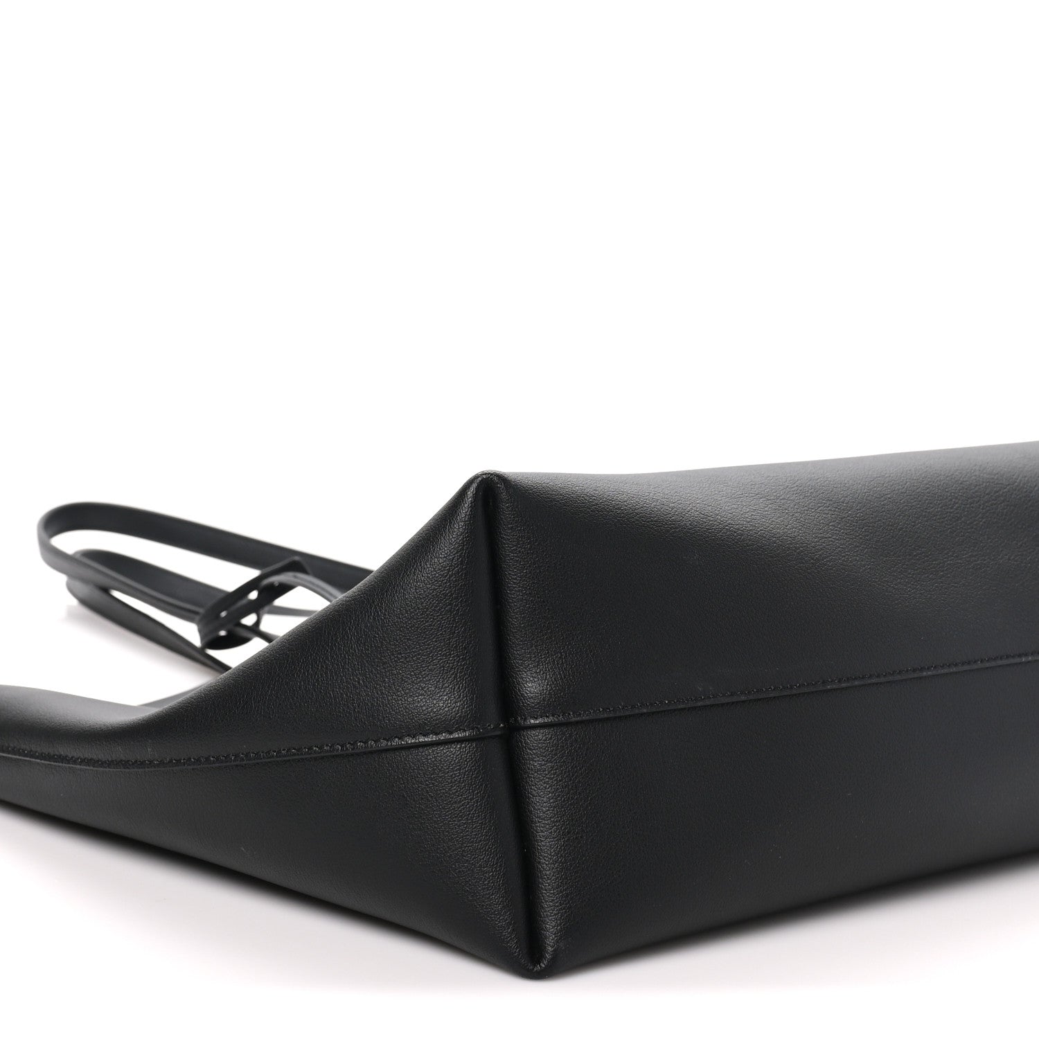 Saint Laurent Calfskin Large Shopping Tote Black 10 of 11