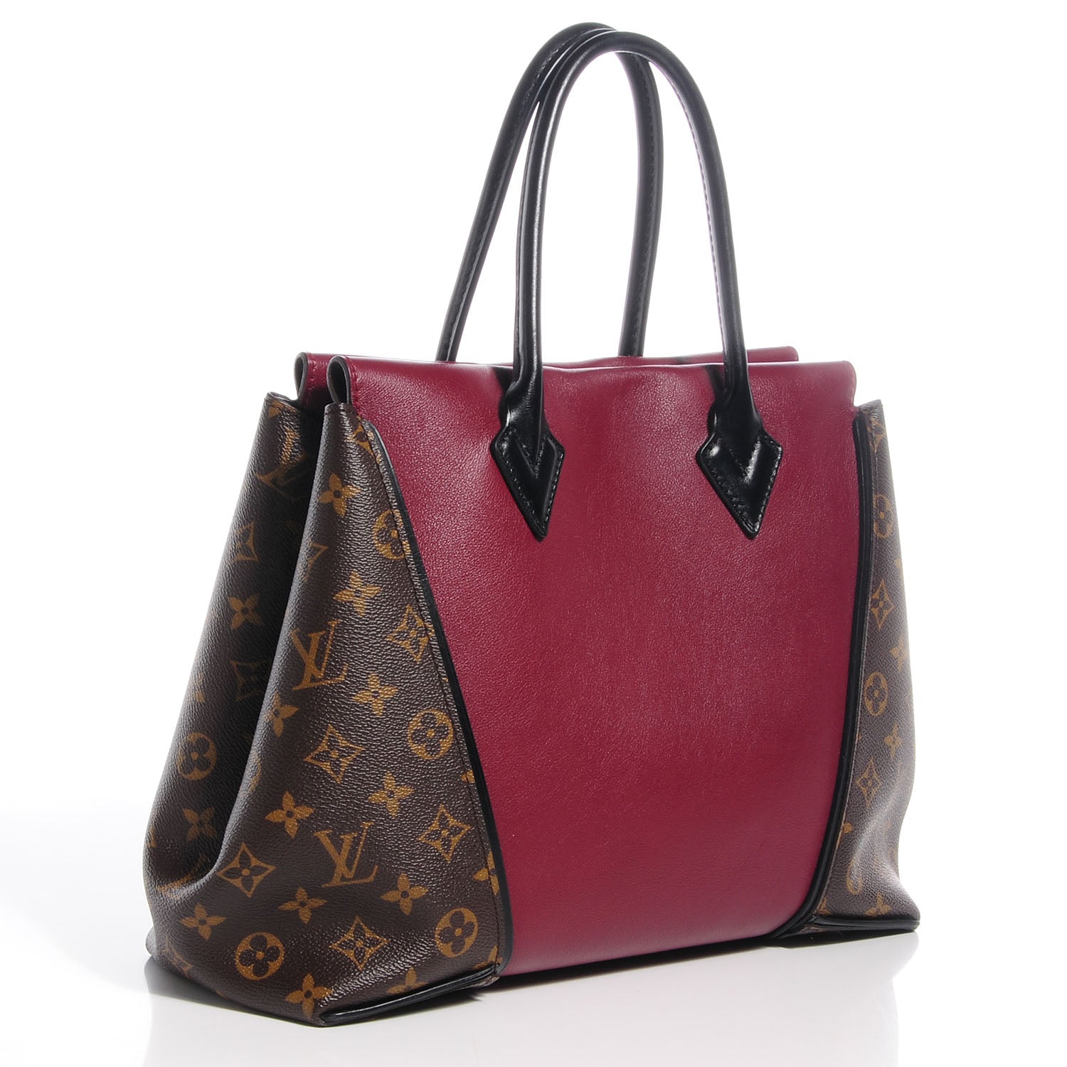 Louis Vuitton Monogram Cuir Orfevre Tote W PM Prunille 4 of 8