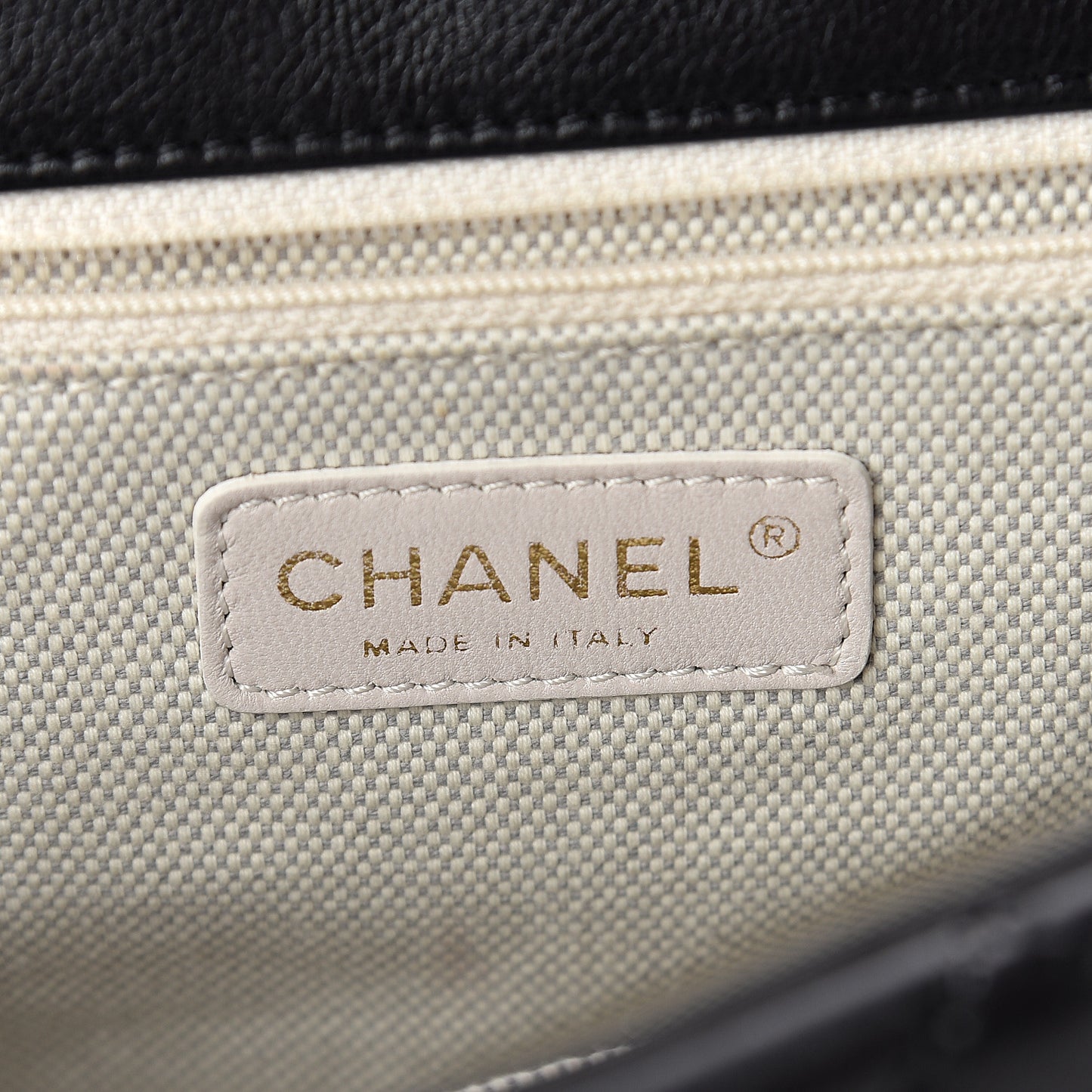 Calfskin Quilted Retro Chain Flap Black