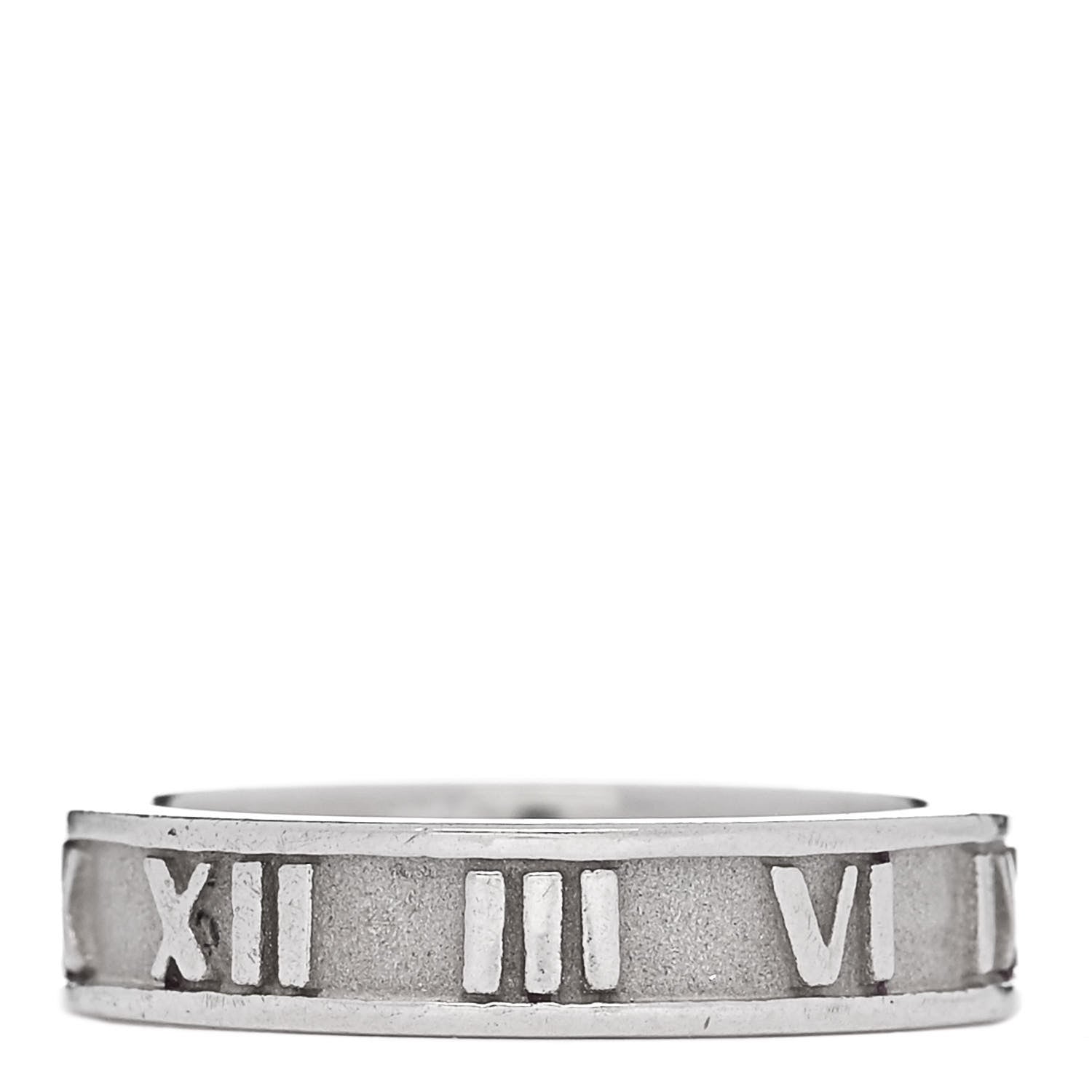 Tiffany Sterling Silver Narrow Atlas Ring 47 4 3 of 4