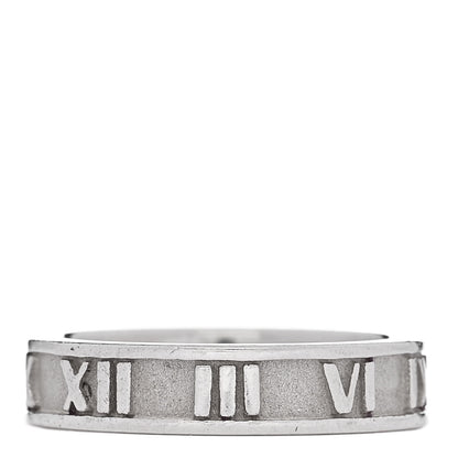 Tiffany Sterling Silver Narrow Atlas Ring 47 4 3 of 4