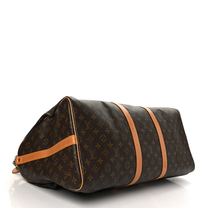 Louis Vuitton Monogram Keepall Bandouliere 55 4 of 15