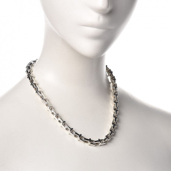 Tiffany Sterling Silver Interchangeable T Chain Necklace 3 of 9