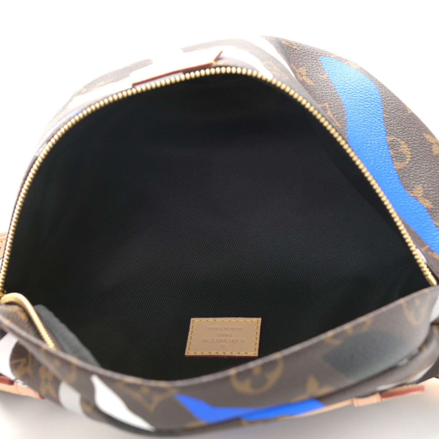 X LOL Monogram Bumbag Blue Silver