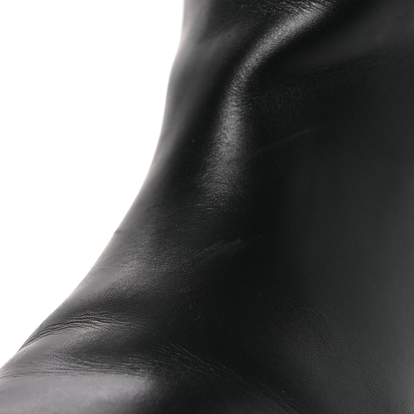 Guccissima Real Betis Glamour Calfskin Michelangelo Slim Horsebit Riding Boots 39.5 Black