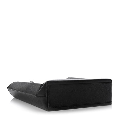 Balenciaga Calfskin Logo Small Shopping Black 4 of 14