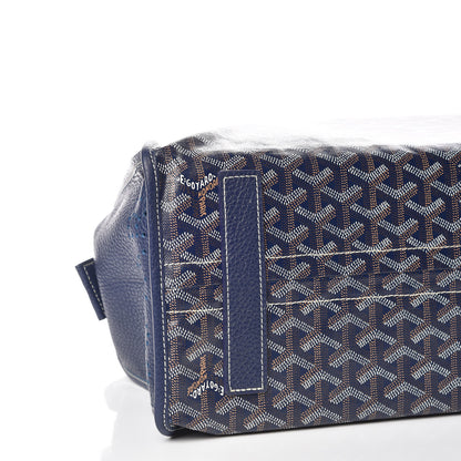 Goyard Goyardine Sac Hardy Pet Carrier PM Navy 7 of 8