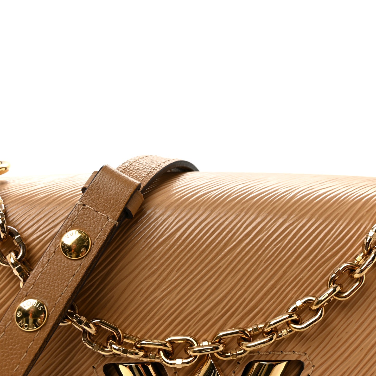 Epi Twist Shoulder Bag MM Camel