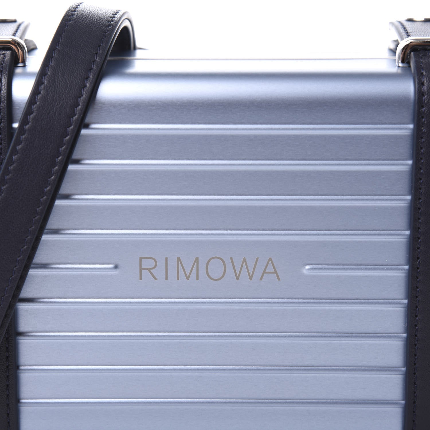 Christian Dior X RIMOWA Aluminum Personal Clutch On Strap Bleu 9 of 10