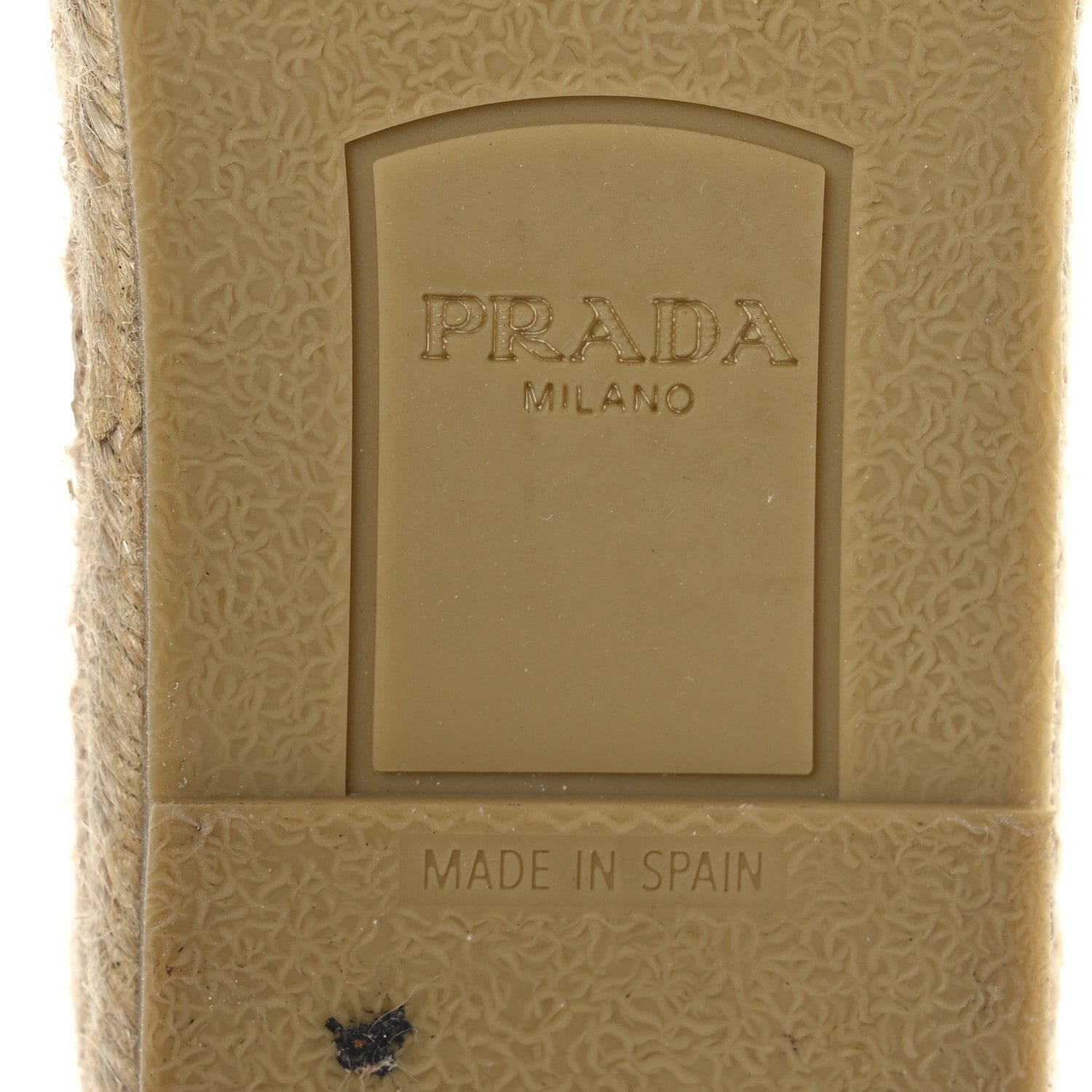 Prada Denim Logo Slide Espadrilles 39 Brown 8 of 8