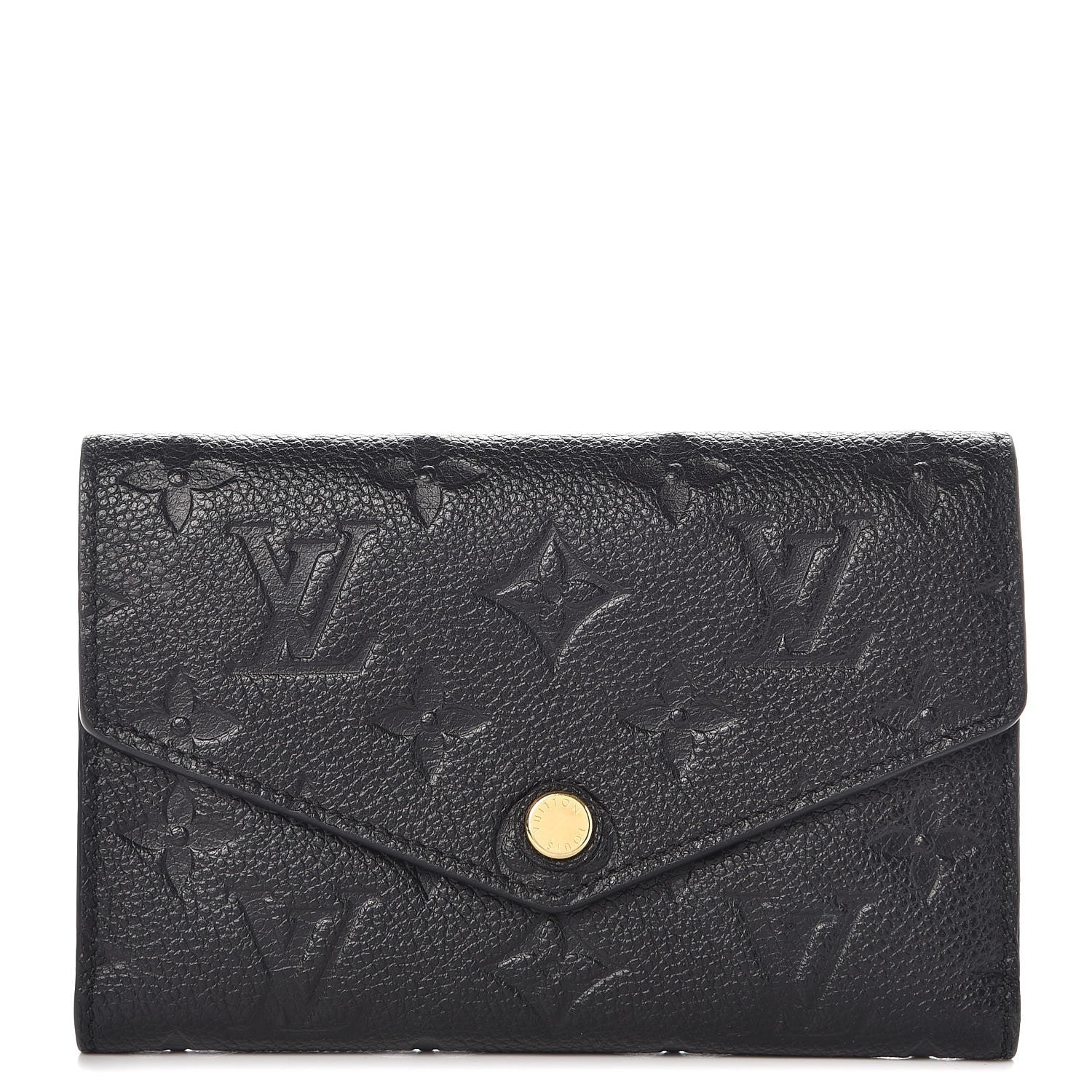Louis Vuitton Empreinte Compact Curieuse Wallet Black 1 of 7