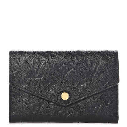 Louis Vuitton Empreinte Compact Curieuse Wallet Black 1 of 7