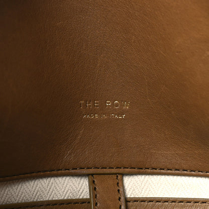 The Row Polished Saddle Calfskin Soft Margaux 15 Muschio 6 of 10