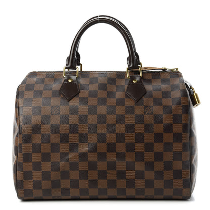 Louis Vuitton Damier Ebene Speedy 30 1 of 10