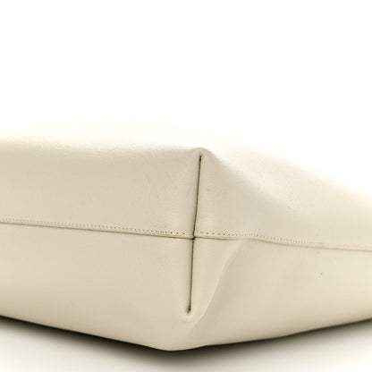 Saint Laurent Calfskin Toy Shopping Tote Porcellana 10 of 12