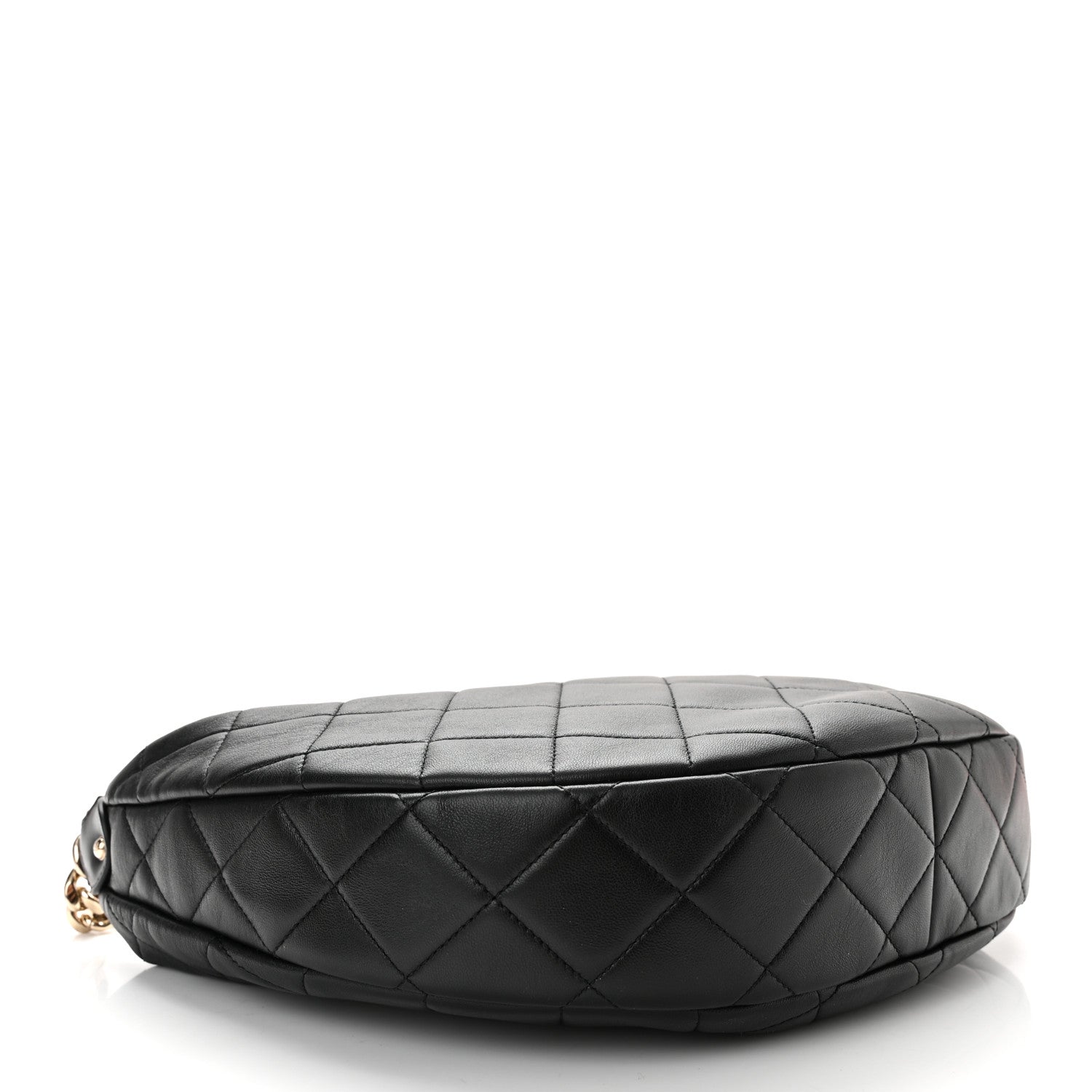 Chanel Lambskin Resin Elegant Maxi Hobo Black 4 of 10