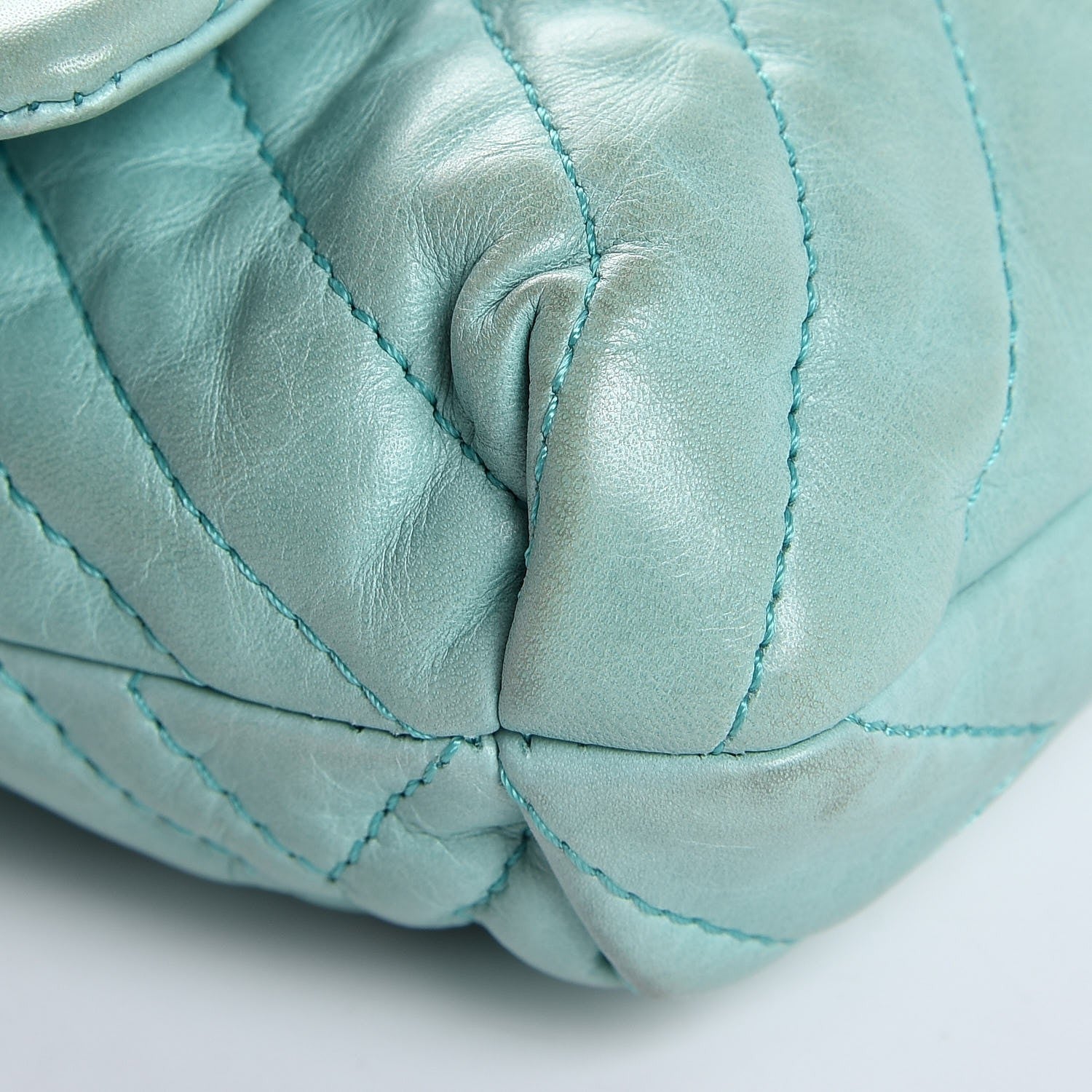 Lanvin Calfskin Quilted Mini Happy Pop Crossbody Vert Clair 8 of 11