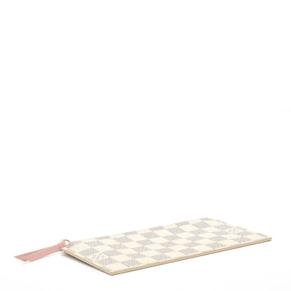 Louis Vuitton Damier Azur Felicie Chain Wallet Zippered Insert Rose Ballerine 4 of 6