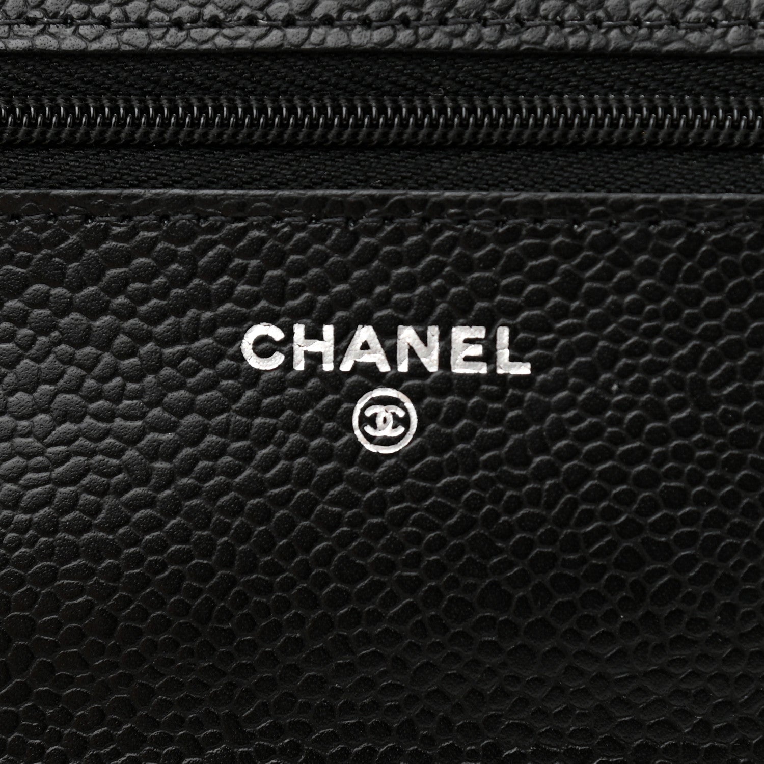 Chanel Caviar Quilted Wallet On Chain WOC Black 6 of 12