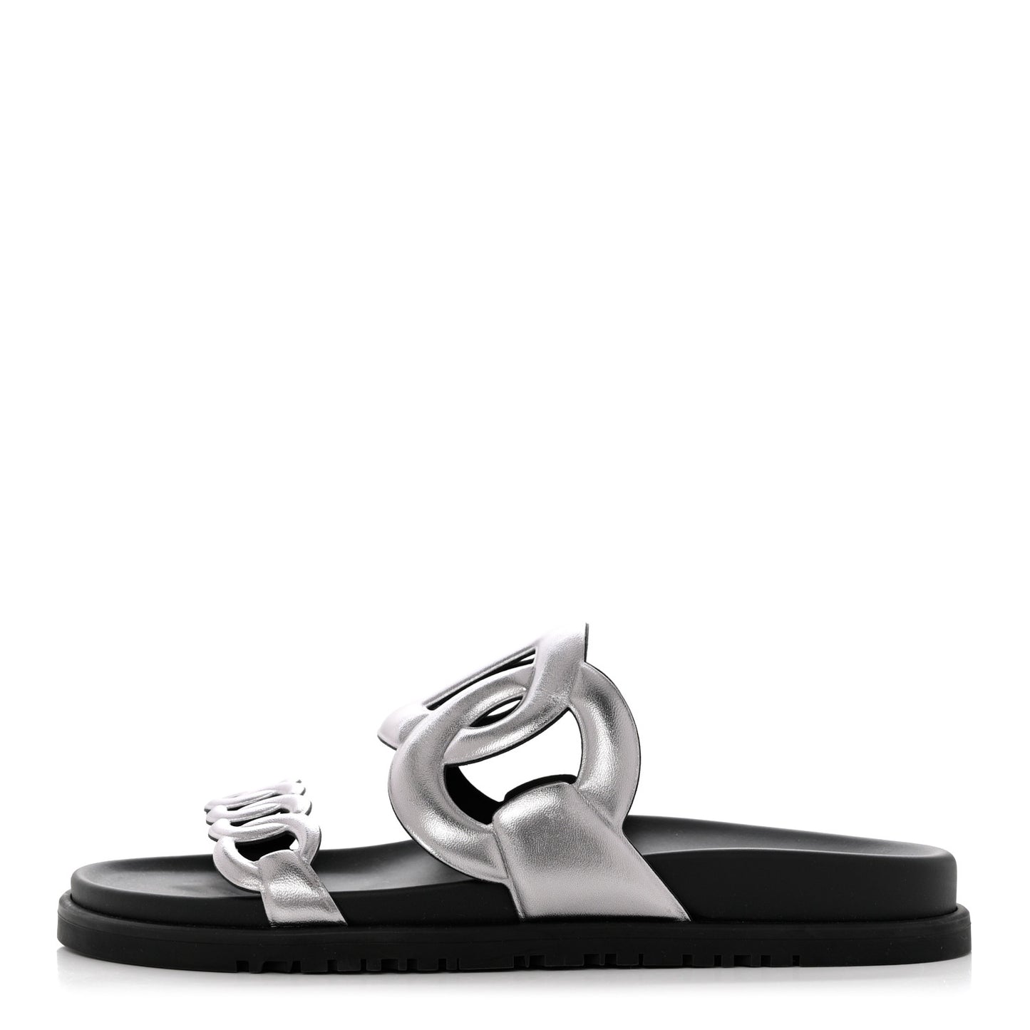 Nappa Extra Sandals 39 Gris Argent