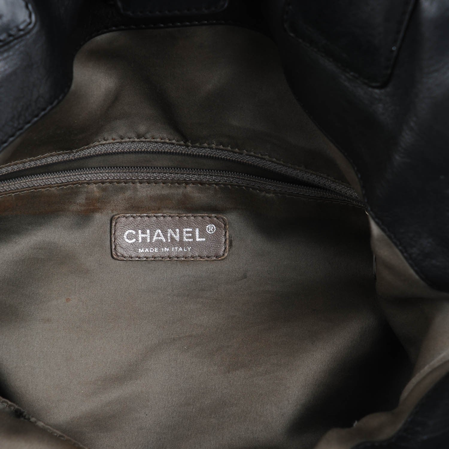 Chanel Calfskin Soho CC Shopper Tote Black 6 of 8
